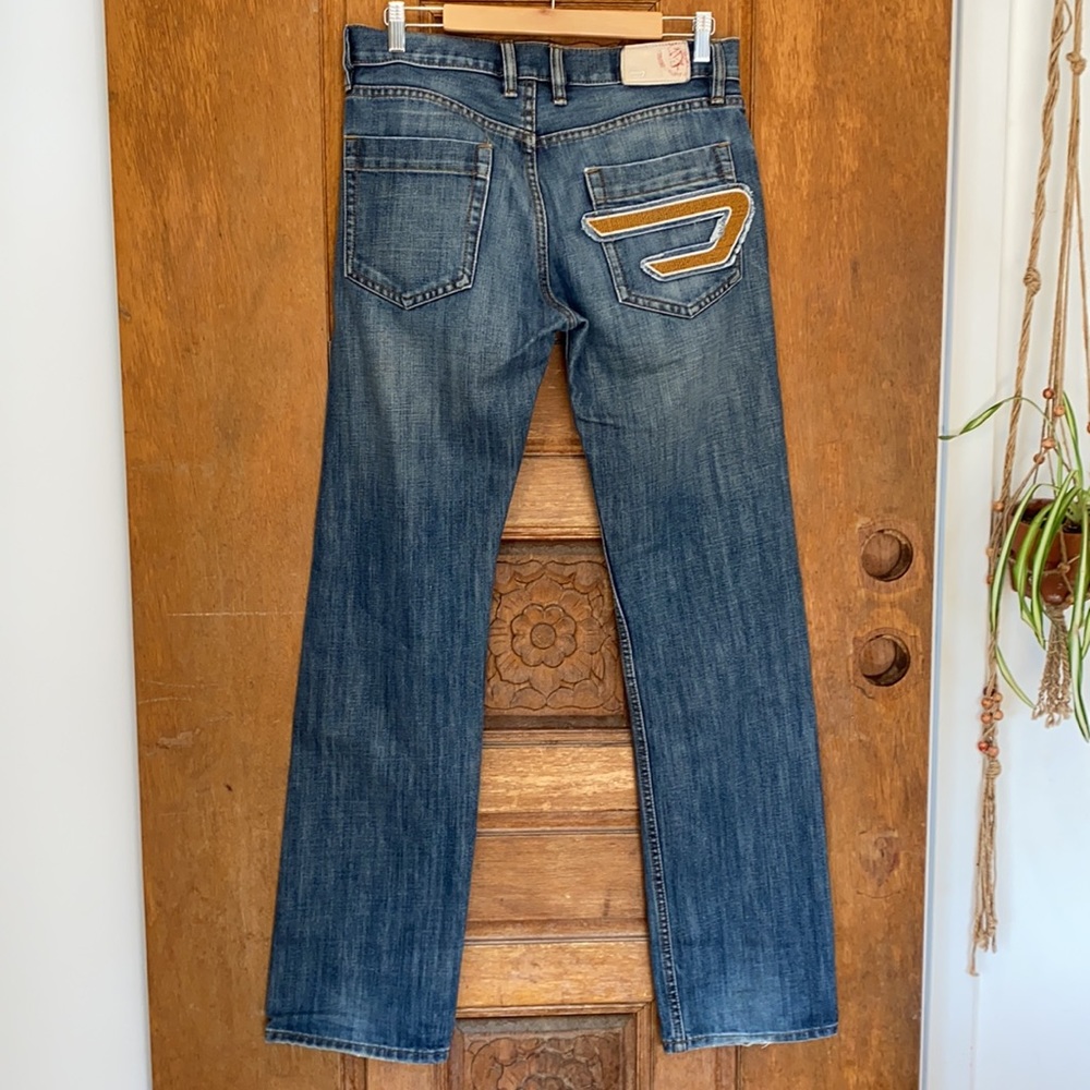 Diesel denim jean 30 waist 33 inseam blue button fly 5 pocket 100% cotton - Picture 5 of 16
